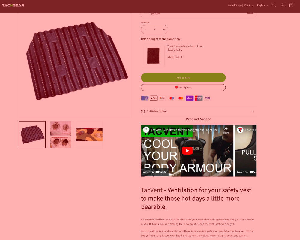 Shopify - Product Page YouTube Video Block