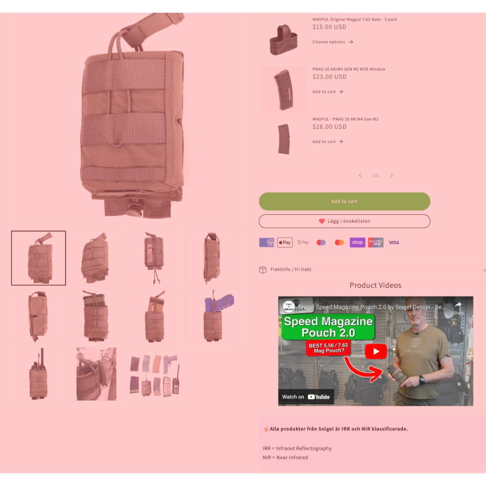 Shopify - Product Page YouTube Video Block